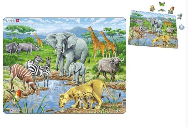 Savanna Puzzle Large Larsen Brand