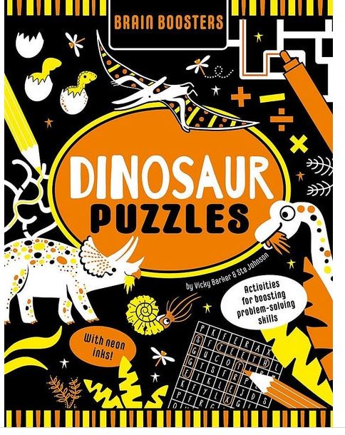 Dinosaur Puzzles Book Brain Boosters