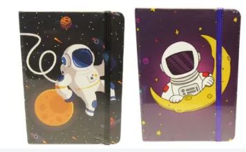 Space Notebook Assorted Hardcover
