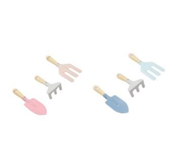 Wooden 3 Piece Garden Tool Set