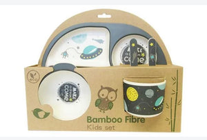 Bamboo Kids Eating Set Deluxe - Make A Dream Come True