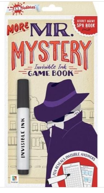 Mystery Invisable Ink Game Book