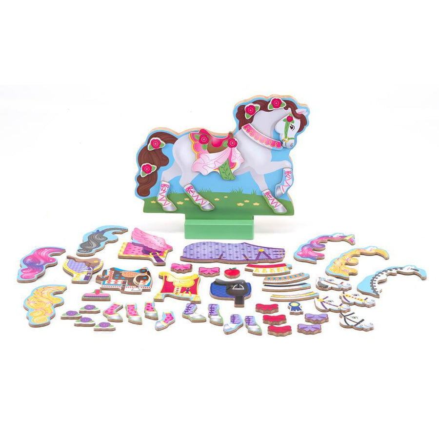 Magnetic Dress Up Horse Clover