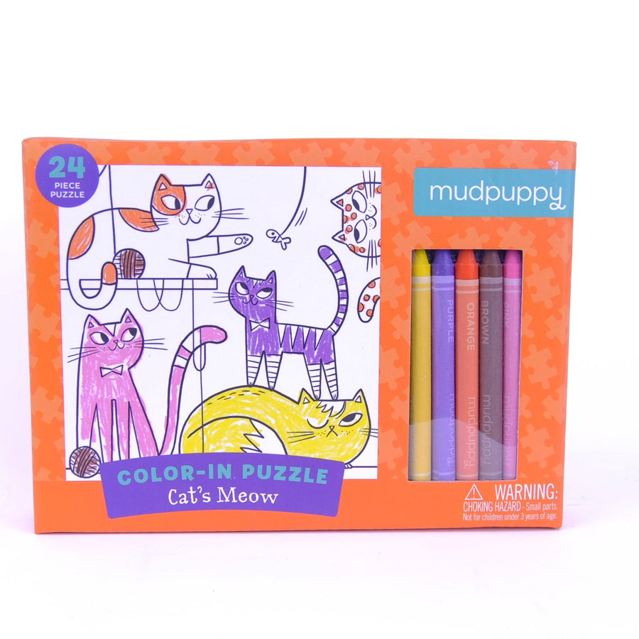 Color In Puzzle Cats Meow