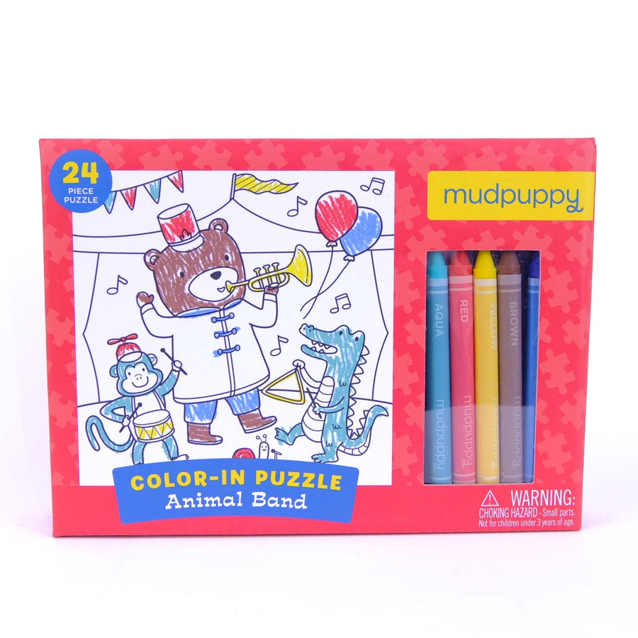 Color In Puzzle Animal Band
