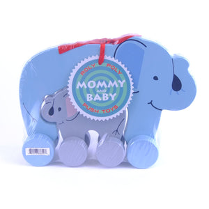 Mommy & Baby Push Toy Elephant