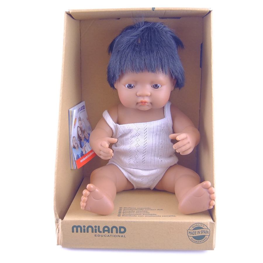 Baby Doll - Hispanic Boy 38cm