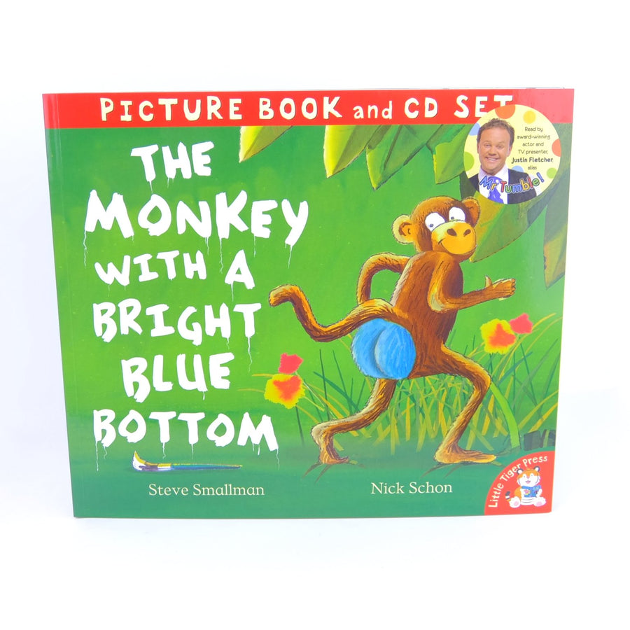 The Monkey With A Bright Blue