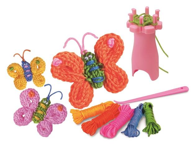 French Knit Butterfly Kit Little Craft