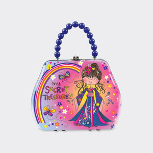 Secret  Treasures Handbag Tin Rachel Ellen Design
