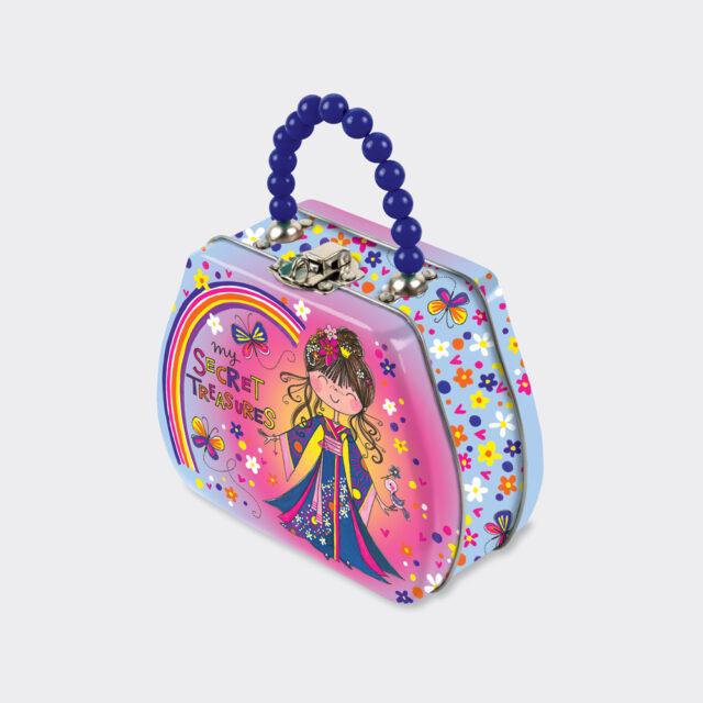 Secret  Treasures Handbag Tin Rachel Ellen Design