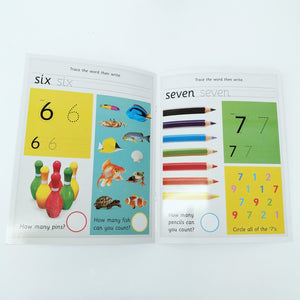 Write and Wipe Numbers Book