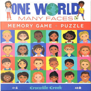 Memory Game/Puzzle Many Faces Croc Creek