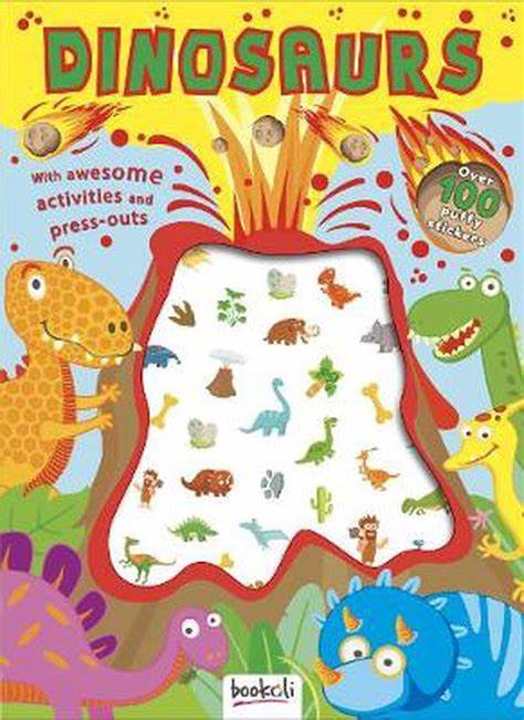 Puffy Stickers Dinosaur Book