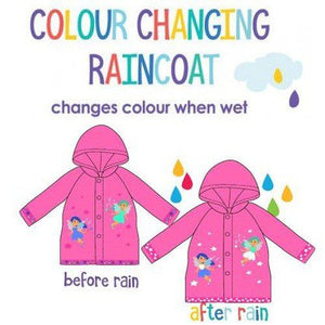 Raincoat Colour Change Unicorn 4- 6 Years