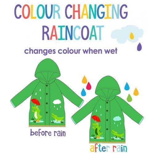 Raincoat Crocodile Colour Changing 4-6 Years