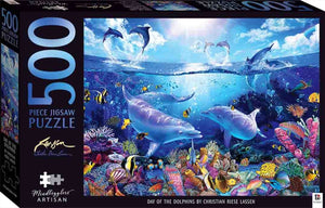 500 pc Puzzle Day of the Dolphins  Mindblogglers