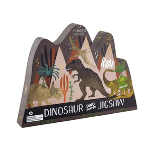 Dinosaur 80pc puzzle  with shiny foil