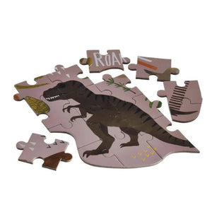 Dinosaur 80pc puzzle  with shiny foil