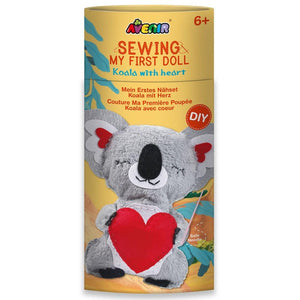 Sewing My First Doll Koala with Heart