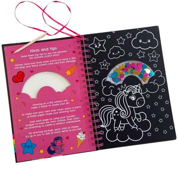 Scratch Art Sparkles Unicorns