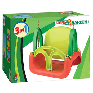 3 In 1 Green Garden Swing with