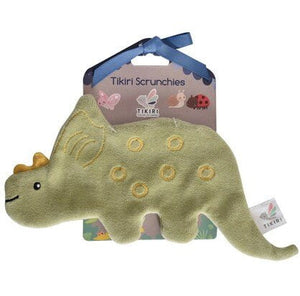 Triceratops with Crinkle Scrunchies