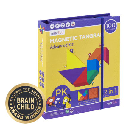 Magnetic Tangram Advenced Kit   Mier Edu