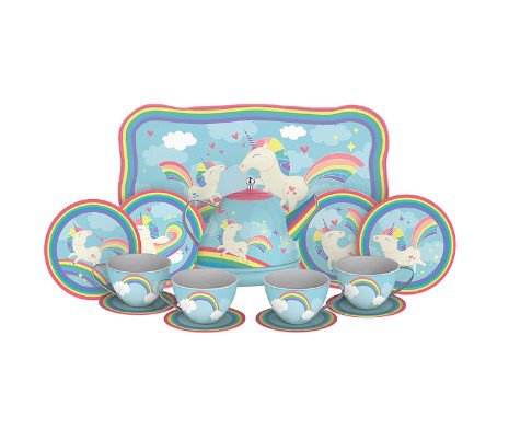 Unicorn Tin Tea Set