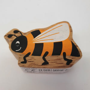 Wooden Black & Yellow Bee