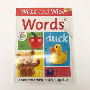 Write/Wipe Book Words