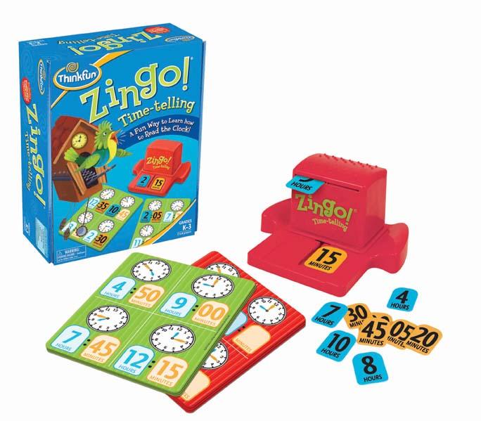 ThinkFun Zingo Time-Telling
