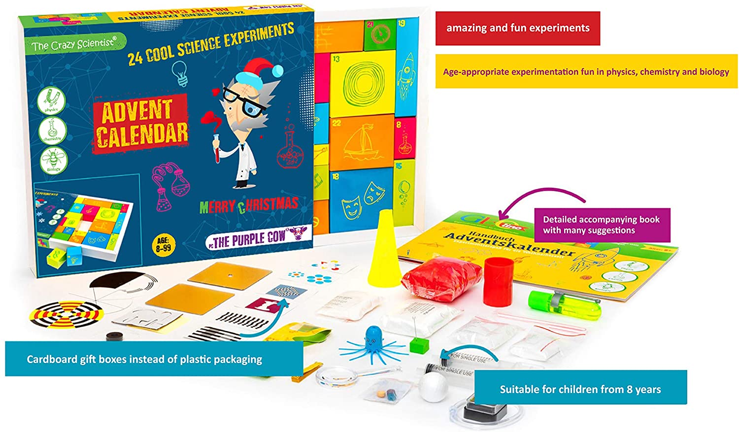 Advent Calendar 24 Science Experiments PAUA