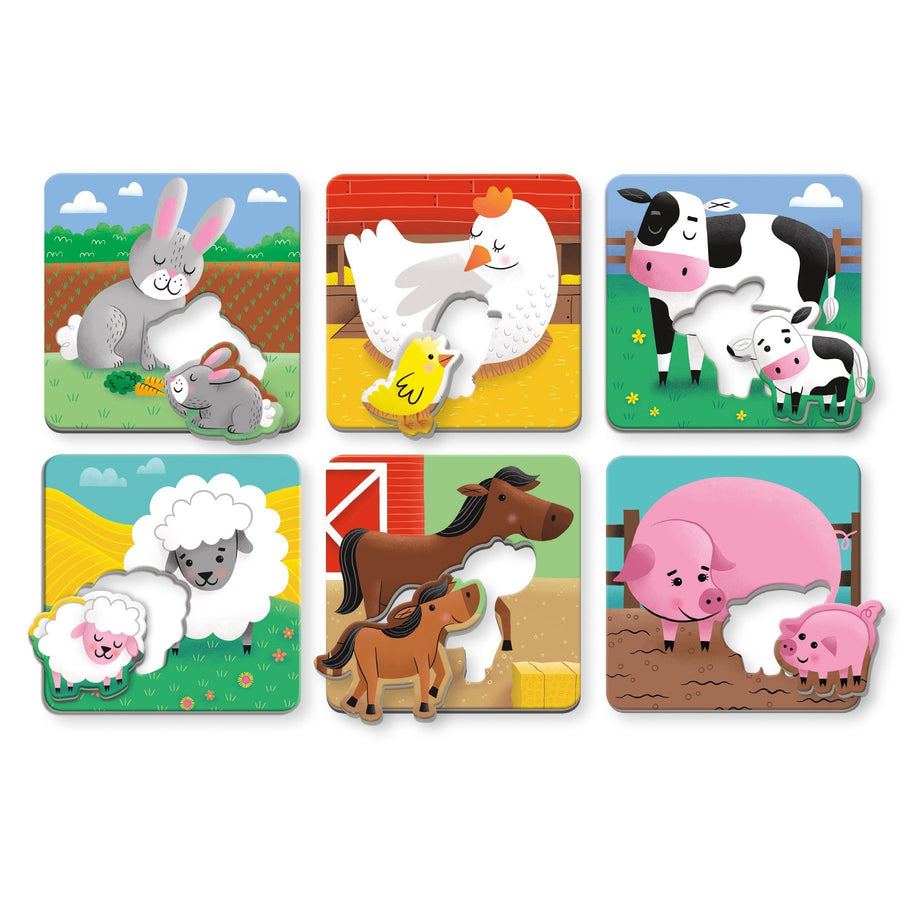 Match-Up Puzzles Farm Babies
