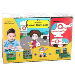 Human Body - My Village Book Puzzle Playset