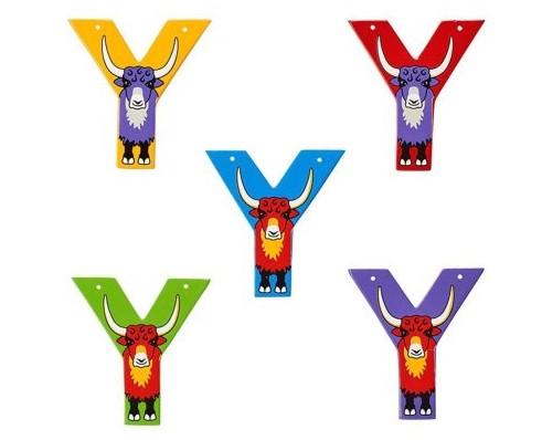 Wooden Capital Y Green