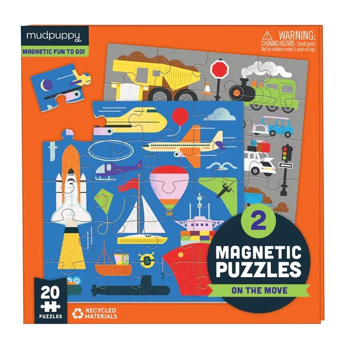 Magnetic Puzzles On the Move