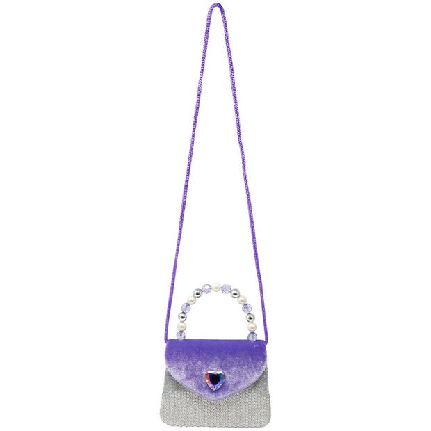 PP Violet Sequin Handbag