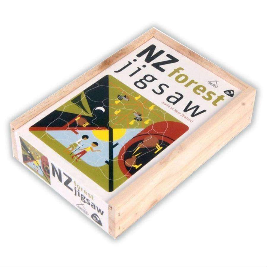 Retro Jigsaw NZ Forest Boxed